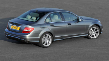 Mercedes C-Class rear three-quarters