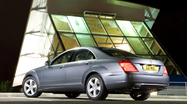 Mercedes S-Class rear three-quarters