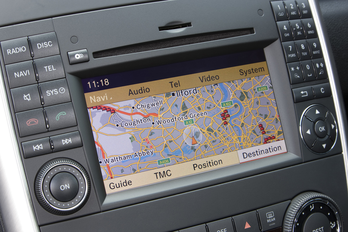 Mercedes A-Class sat-nav