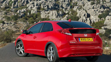 Honda Civic rear three-quarters