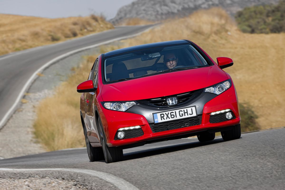 Honda Civic front tracking
