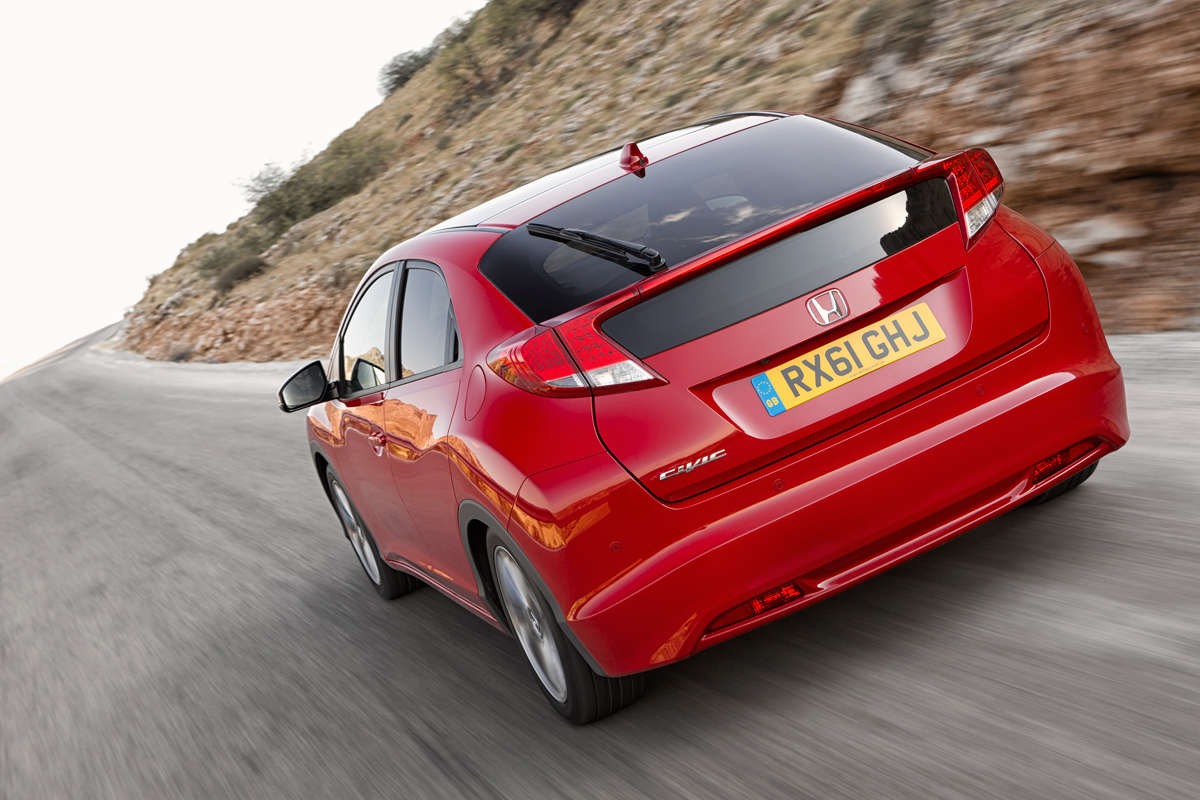 Honda Civic rear tracking