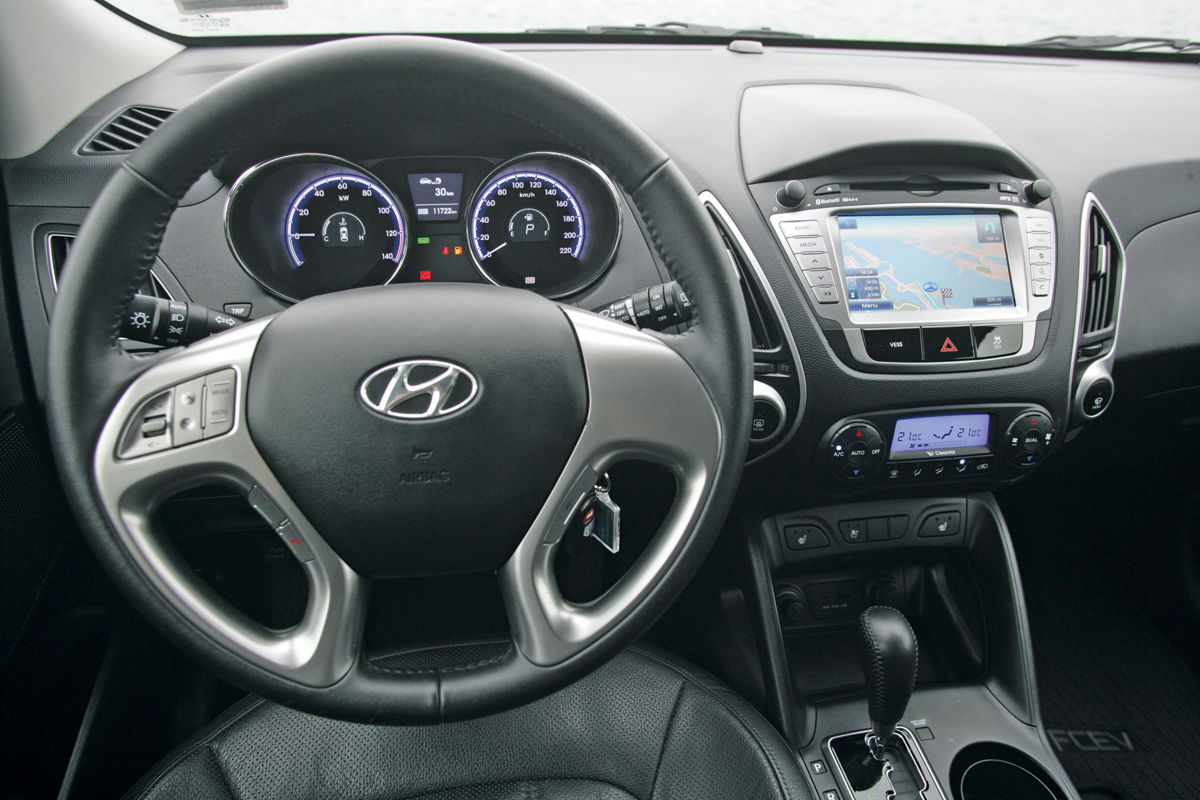 Hyundai ix35 fuel cell prototype dash