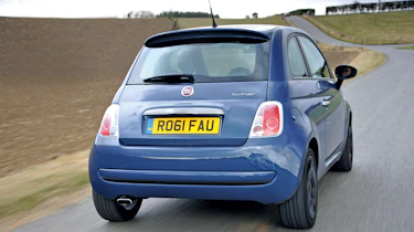 Fiat 500 TwinAir rear cornering