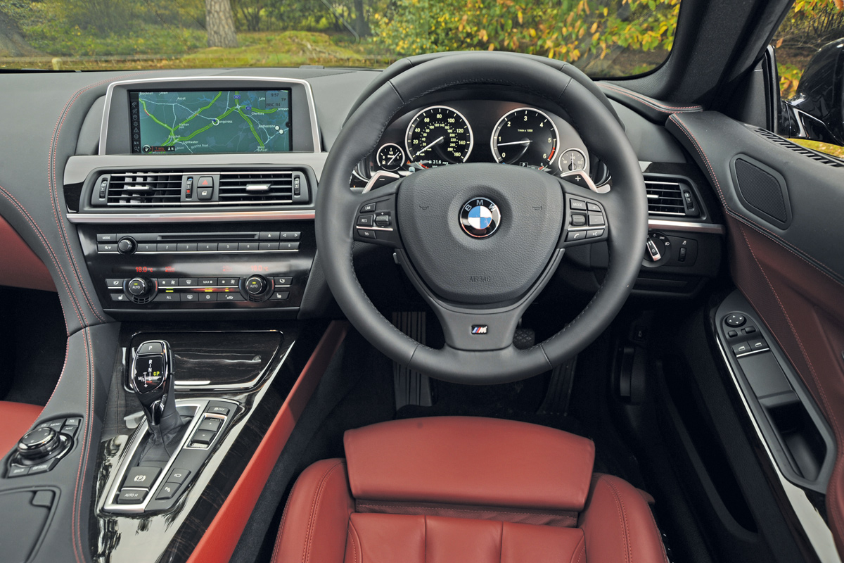 BMW 640d Coupe M Sport dash