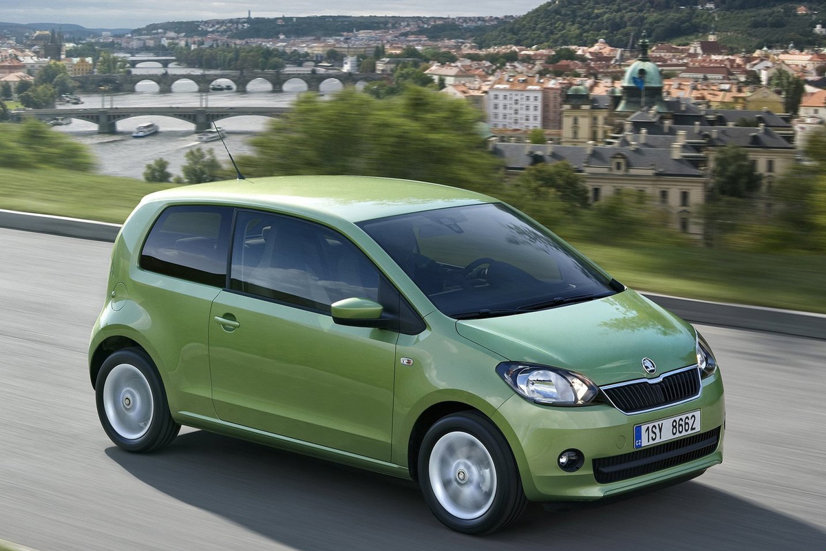 Skoda CitiGo front tracking