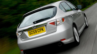 Subaru Impreza rear tracking
