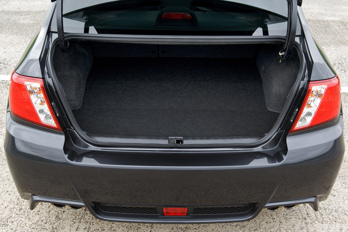 Subaru WRX STi saloon boot