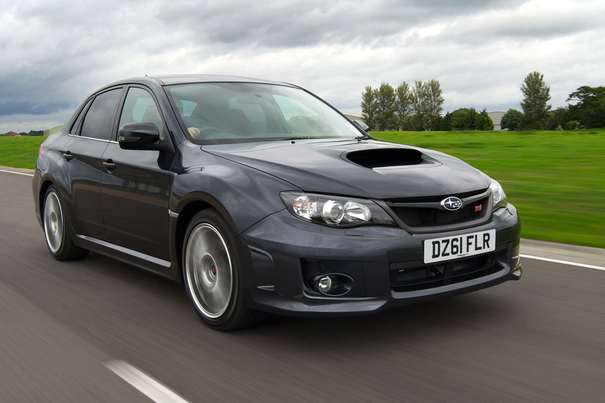 Subaru WRX STi saloon front tracking