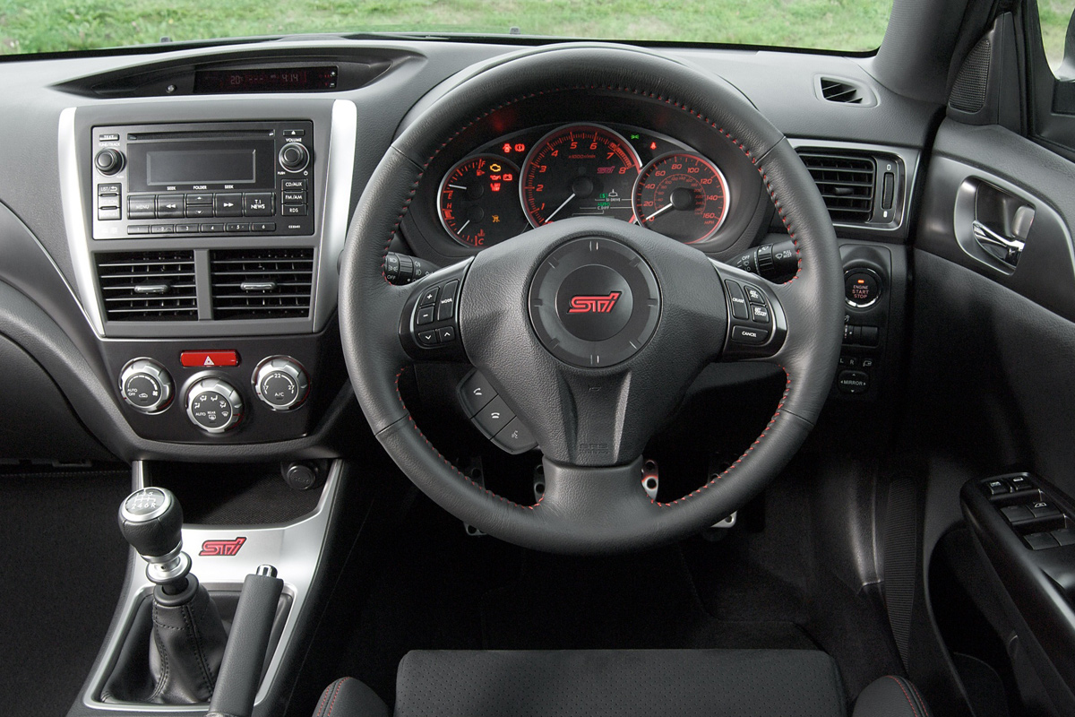 Subaru WRX STi saloon dash