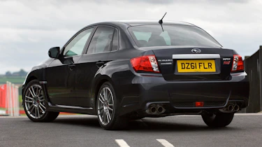 Subaru WRX STi saloon rear three-quarters