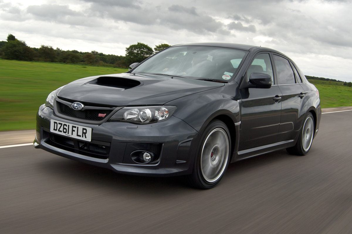 Subaru WRX STi saloon front tracking