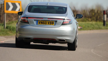 Saab 9-5 rear cornering