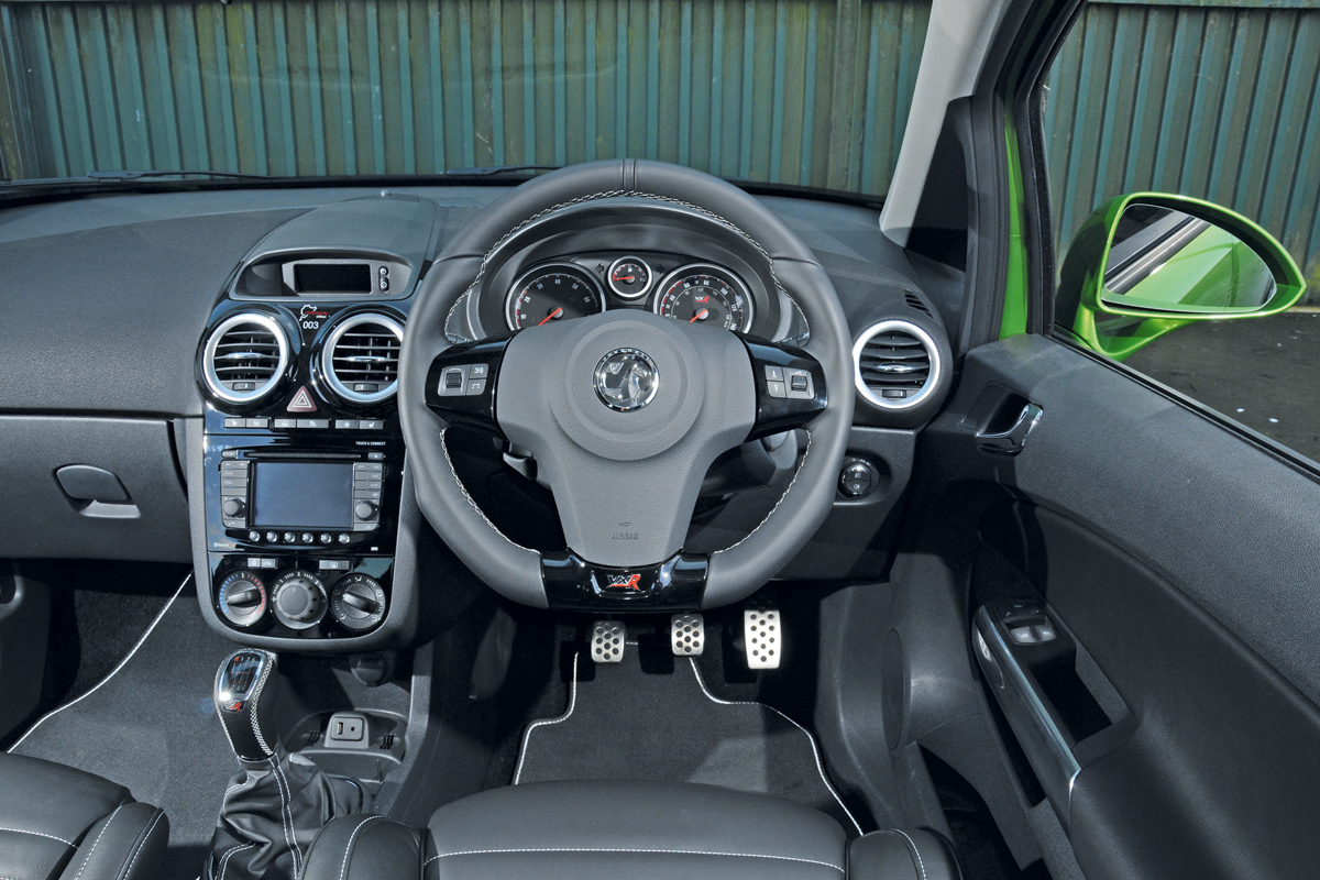 Vauxhall Corsa VXR Nurburgring Edition dash