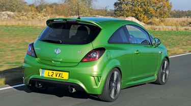 Vauxhall Corsa VXR Nurburgring Edition rear tracking