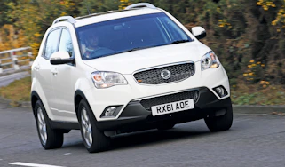 SsangYong Korando 2.0 Diesel front cornering