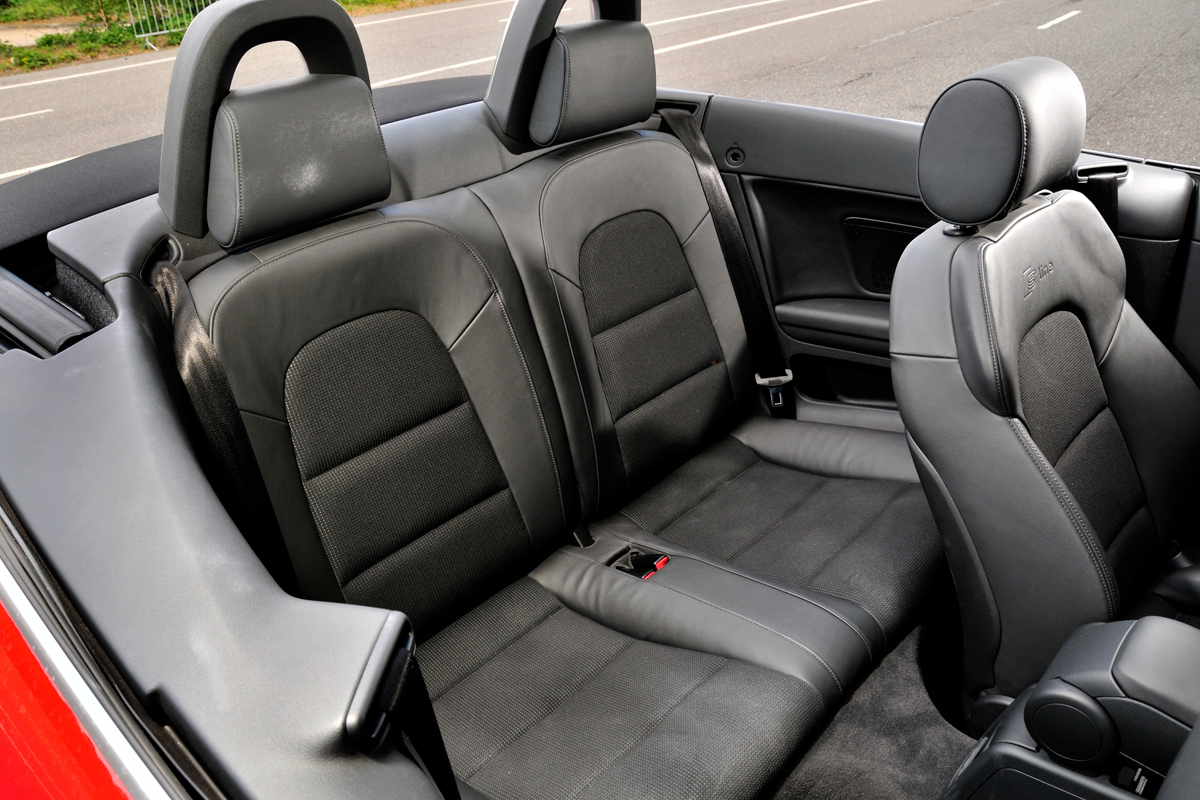 Audi A3 Cabriolet rear seats