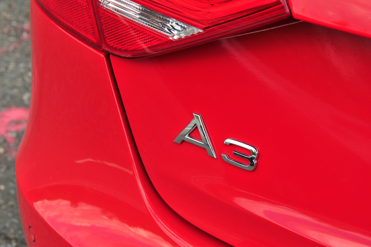 Audi A3 Cabriolet badge