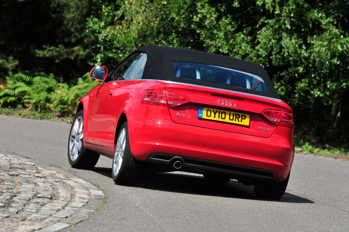 Audi A3 Cabriolet rear cornering