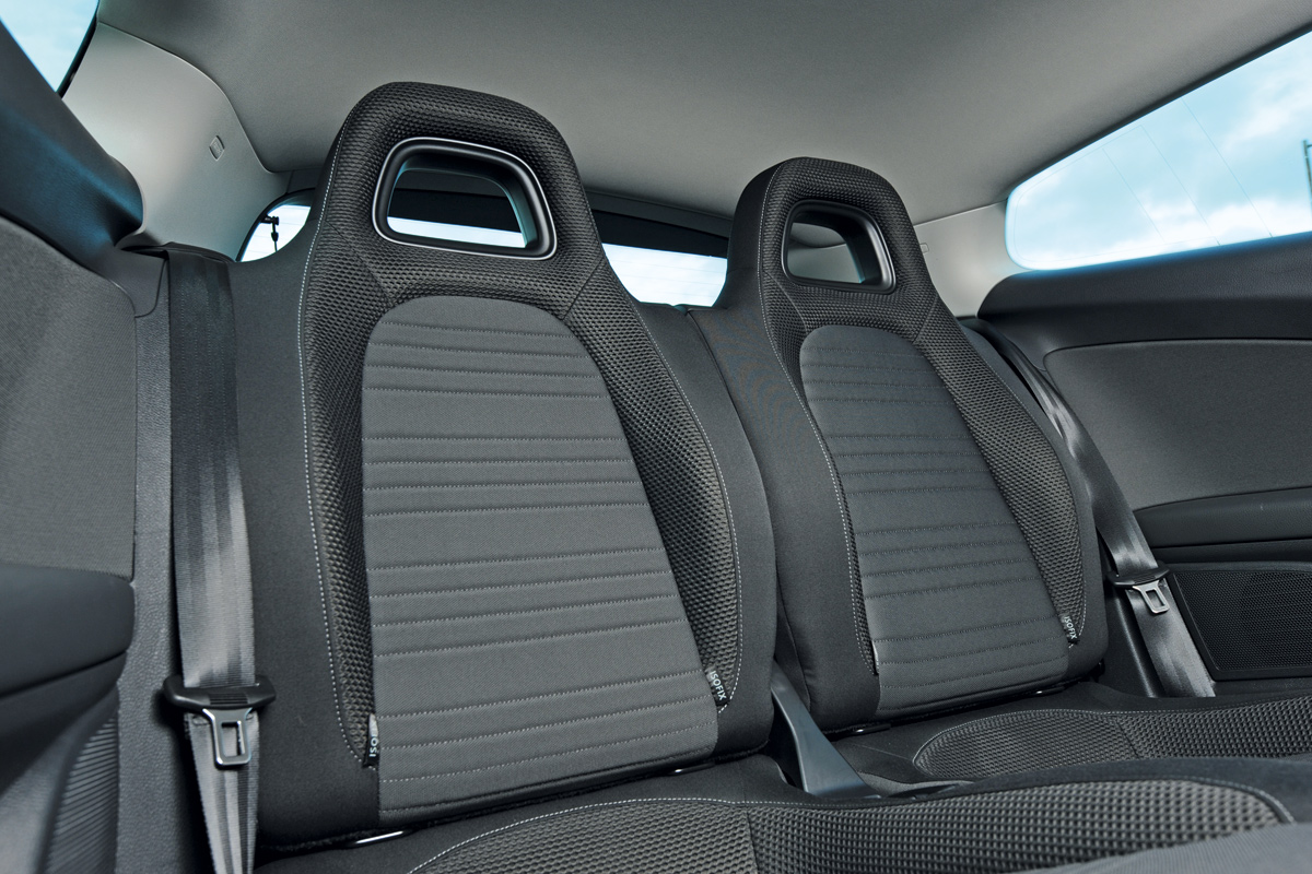 VW Scirocco rear seats