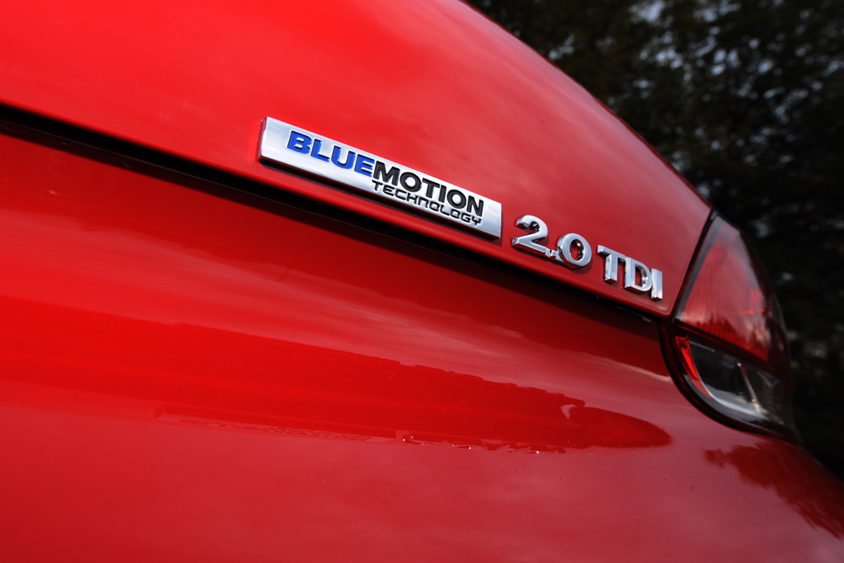 VW Scirocco badge