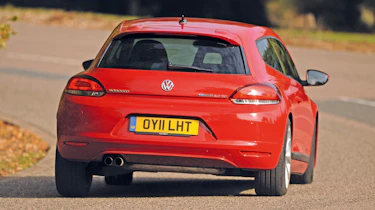 VW Scirocco rear cornering