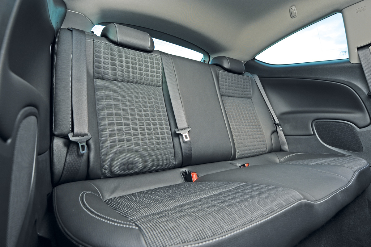 Vauxhall Astra GTC rear seats