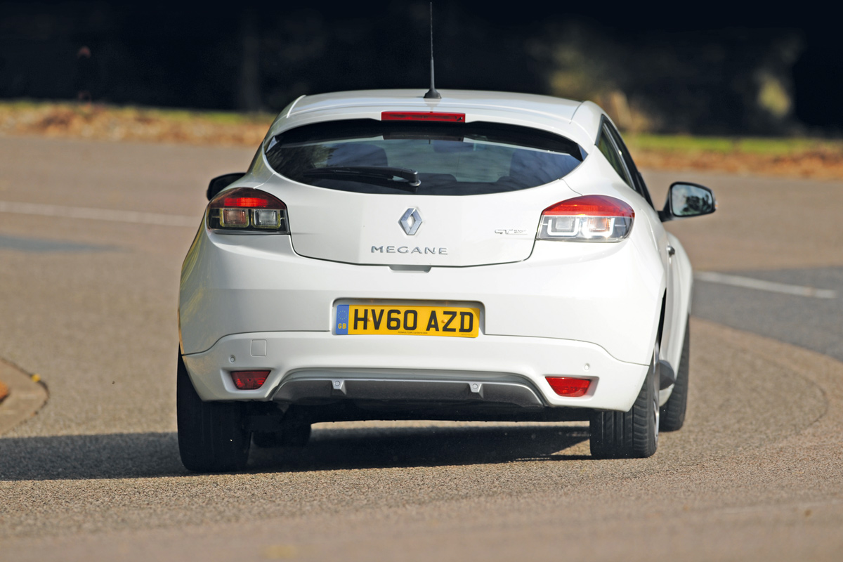Renault Megane Coupe rear cornering