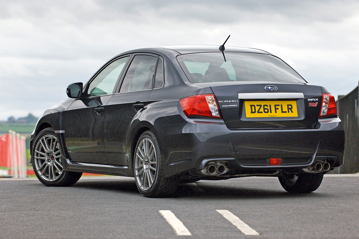 Subaru WRX STi 320R rear three-quarters