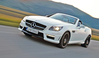 Mercedes SLK 55 AMG front tracking