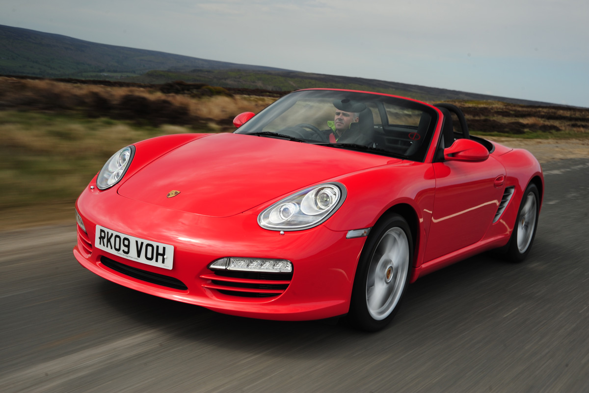 Porsche Boxster front tracking