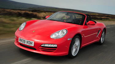 Porsche Boxster front tracking