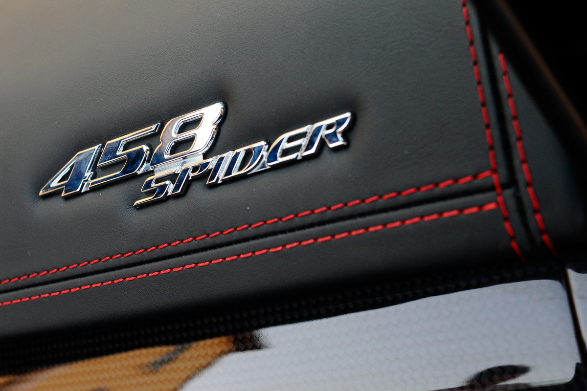 Ferrari 458 Spider detail