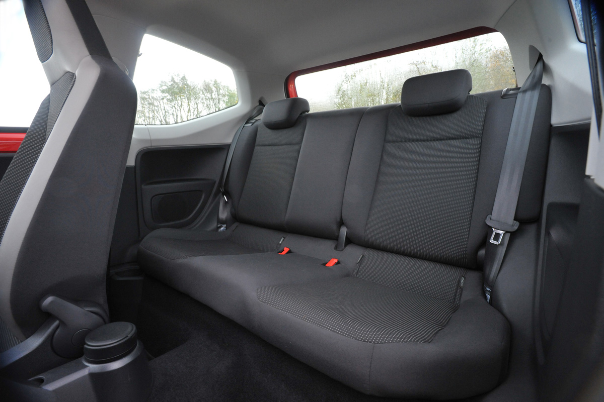 Volkswagen up! UK drive rear seats