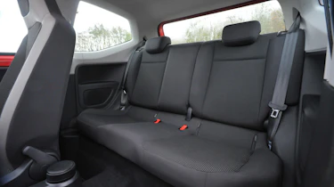Volkswagen up! UK drive rear seats