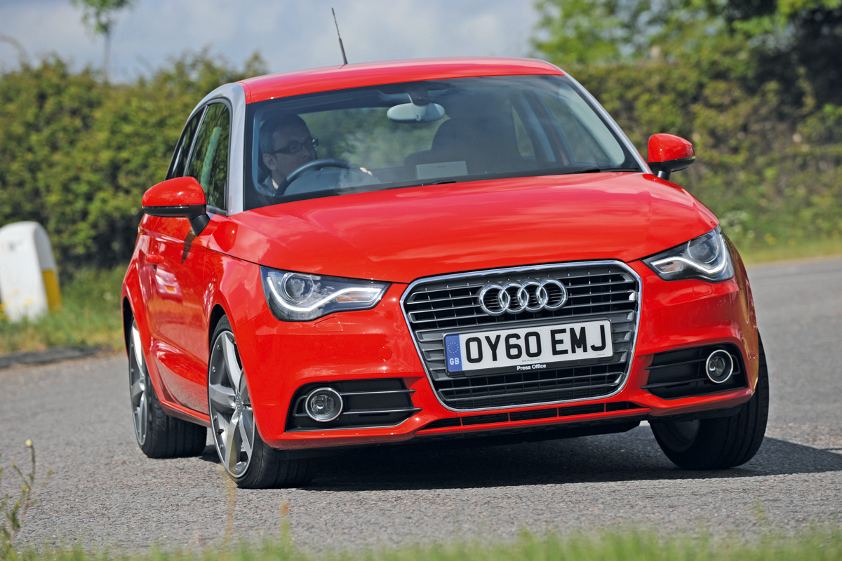 Audi A1 front cornering