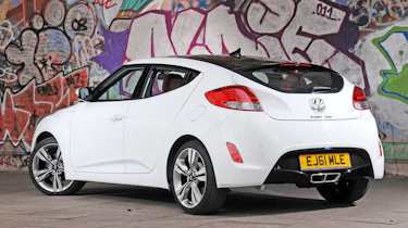Hyundai Veloster rear three-quarters
