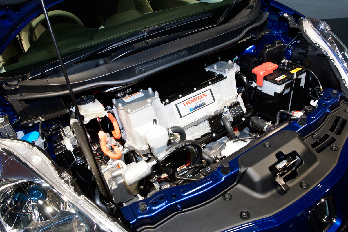Honda Jazz EV under the bonnet