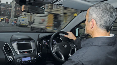 Hyundai ix35 driving