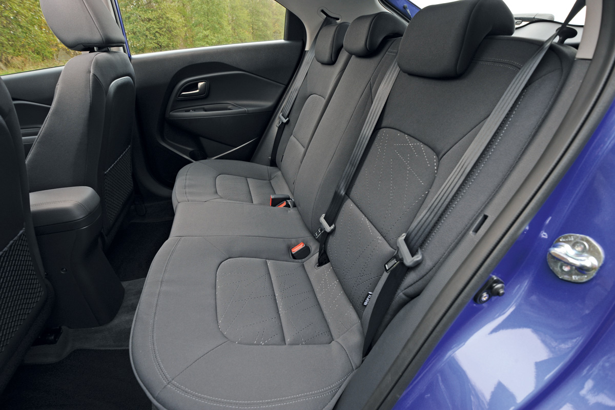 Volkswagen Polo BlueMotion rear seats