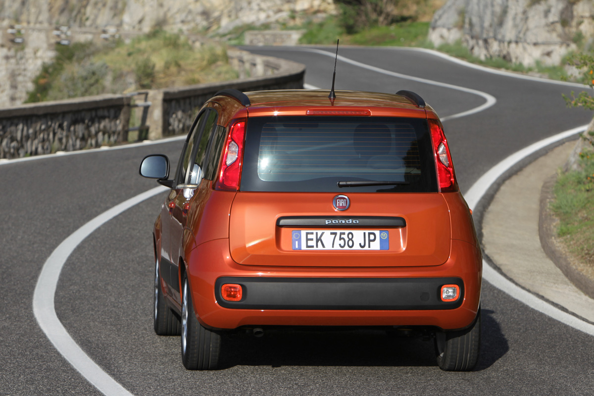 Fiat Panda rear cornering