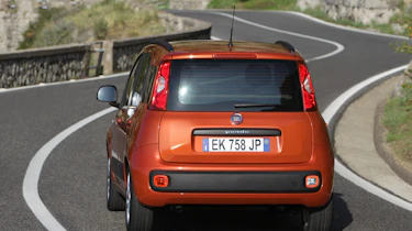 Fiat Panda rear cornering