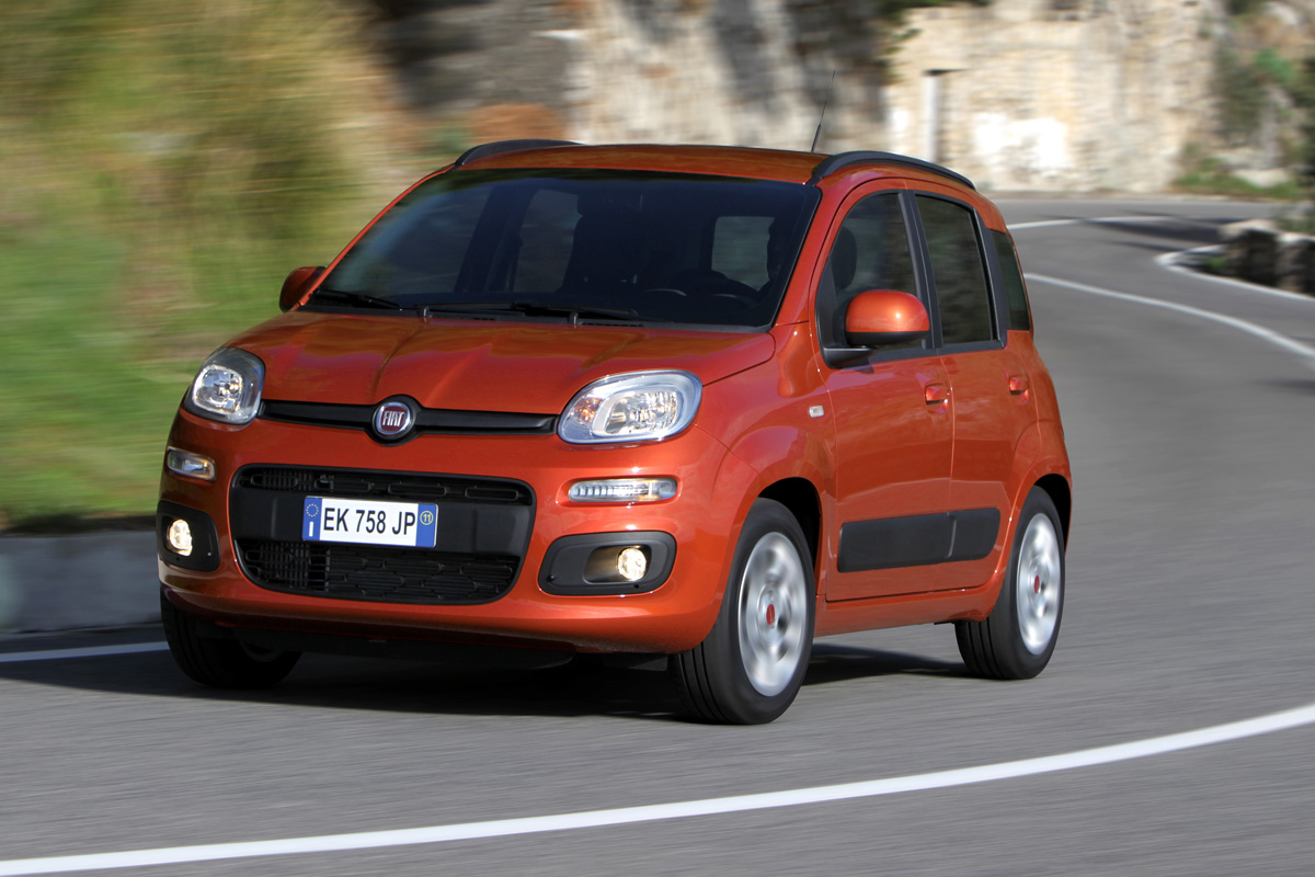 Fiat Panda front cornering