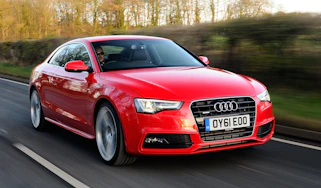 Audi A5 3.0 TDI Coupe front tracking