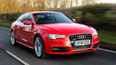 Audi A5 3.0 TDI Coupe front tracking