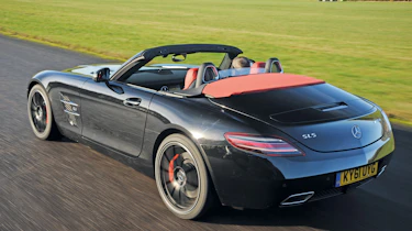 Mercedes SLS AMG Roadster rear tracking