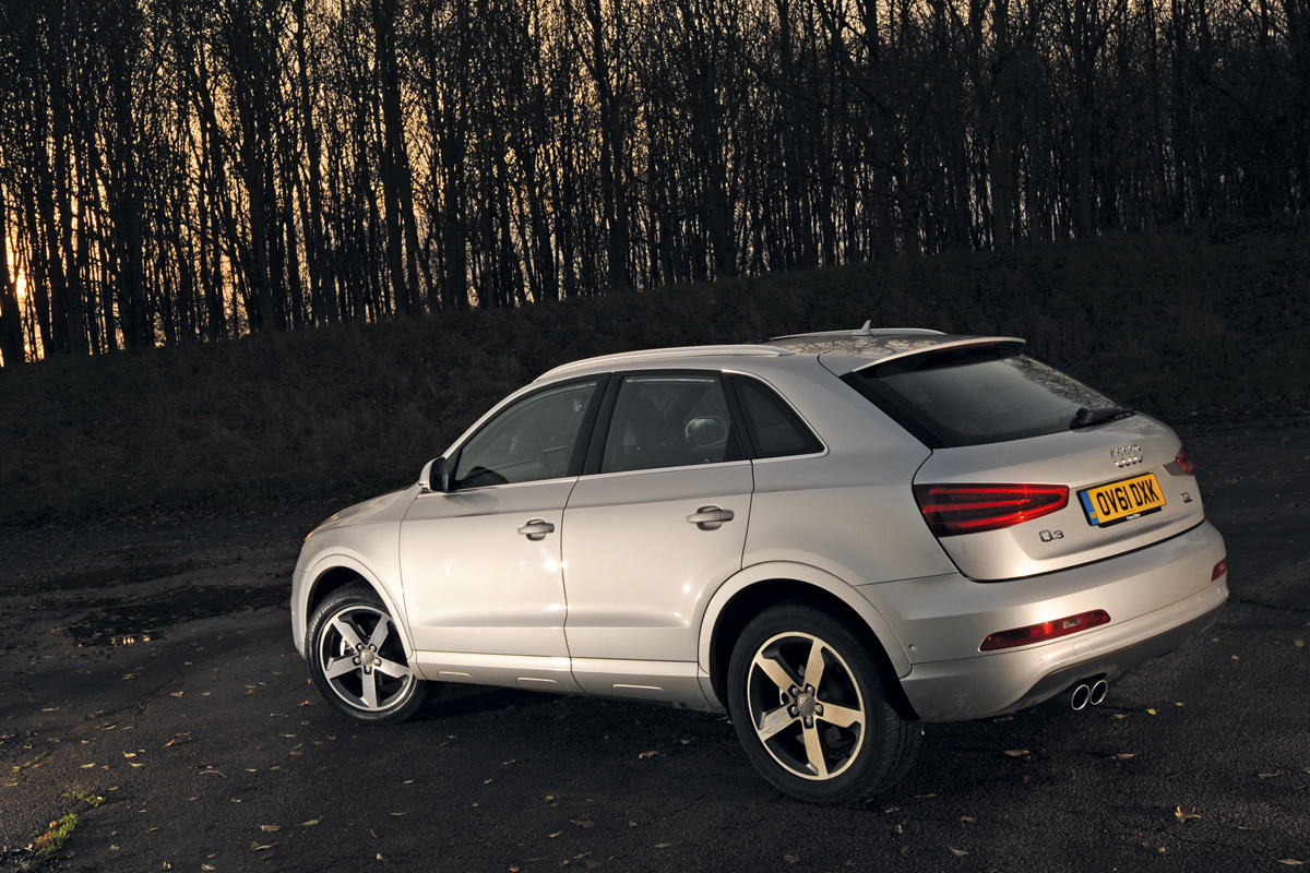 Audi Q3 rear three-quarters