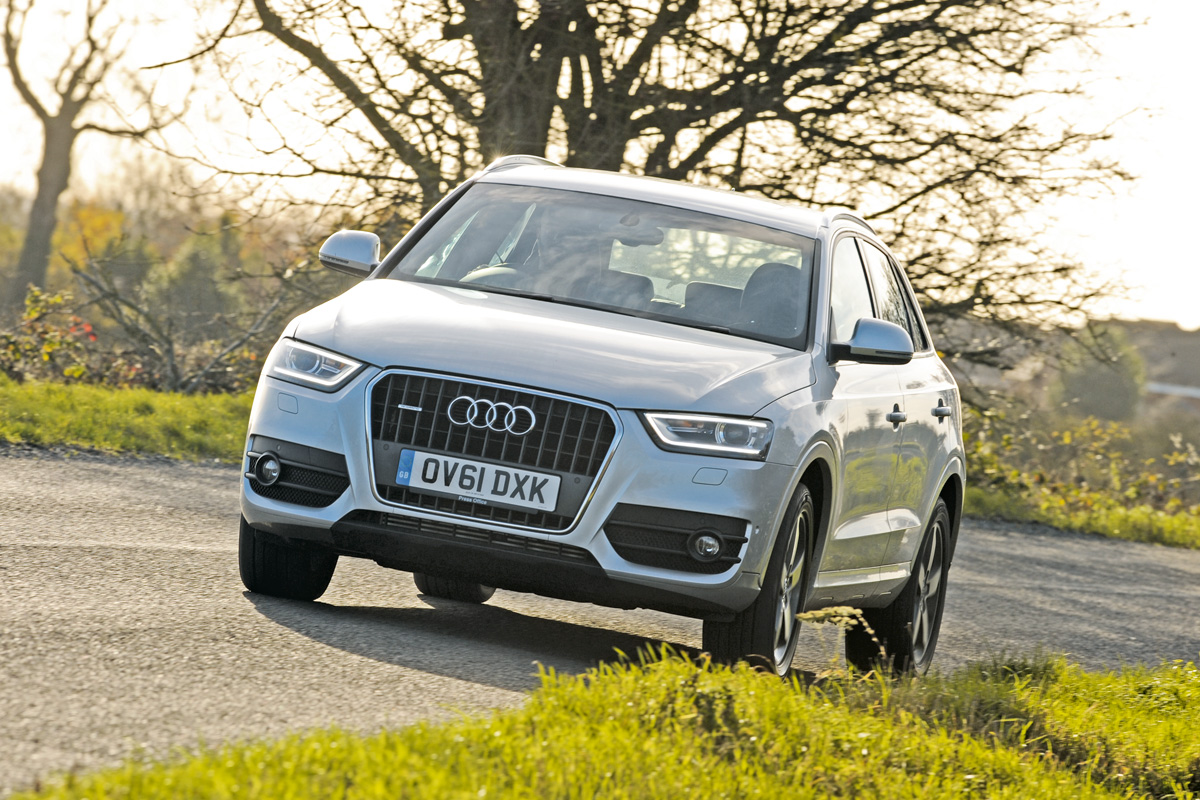 Audi Q3 front cornering