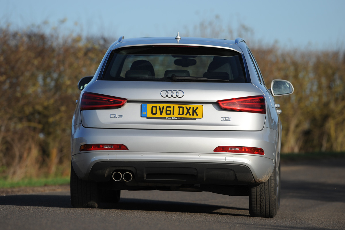 Audi Q3 rear cornering