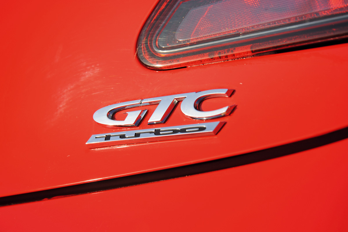 Vauxhall Astra GTC badge
